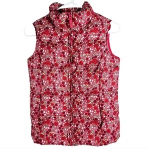 GIRLS DOWN PUFFER VEST BY LAND' END SIZE SMALL 7/8